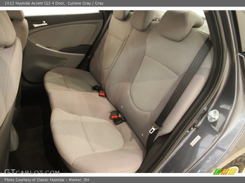Cyclone Gray / Gray 2012 Hyundai Accent GLS 4 Door