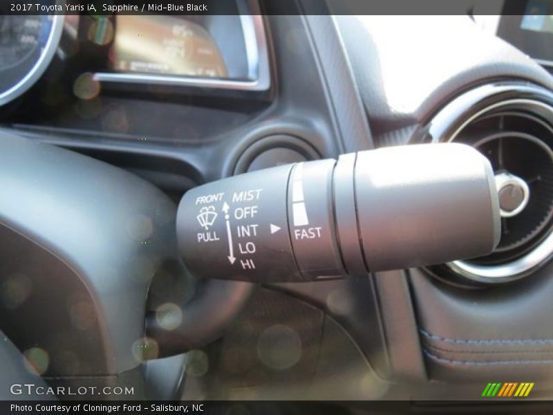 Sapphire / Mid-Blue Black 2017 Toyota Yaris iA