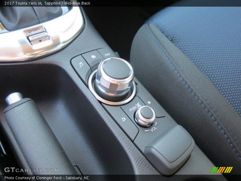 Sapphire / Mid-Blue Black 2017 Toyota Yaris iA