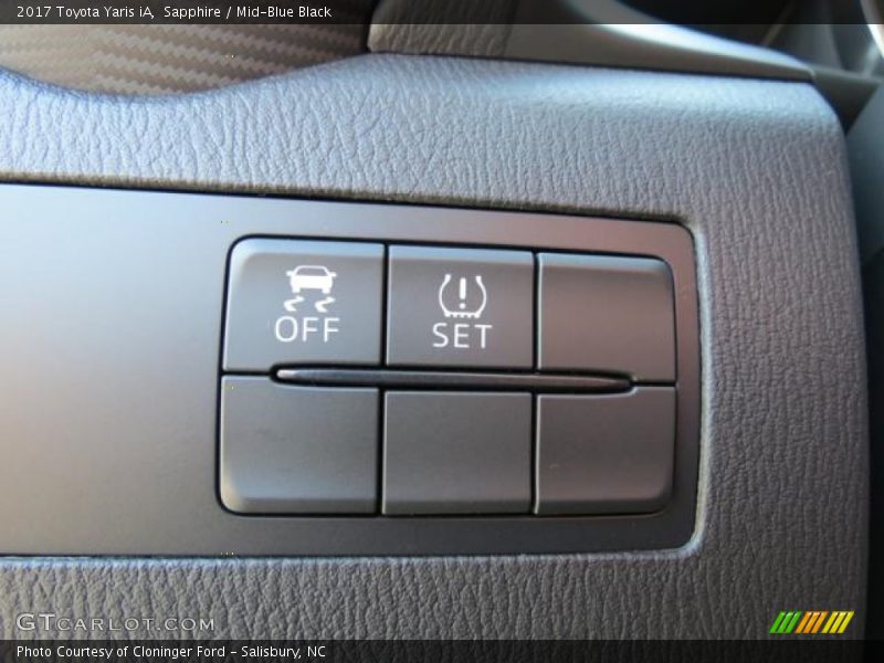 Sapphire / Mid-Blue Black 2017 Toyota Yaris iA