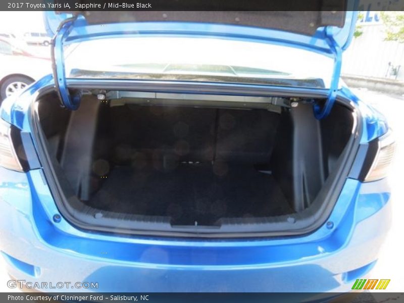 Sapphire / Mid-Blue Black 2017 Toyota Yaris iA