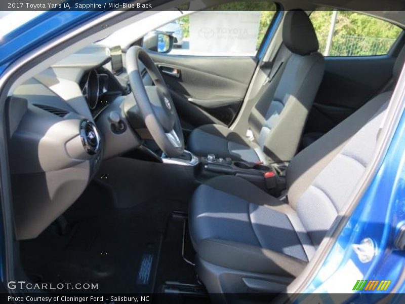 Front Seat of 2017 Yaris iA 