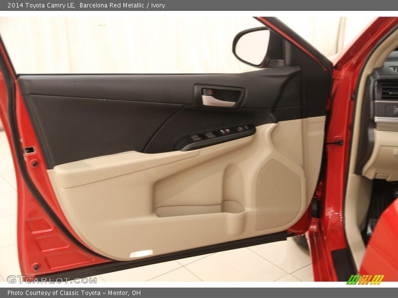 Barcelona Red Metallic / Ivory 2014 Toyota Camry LE