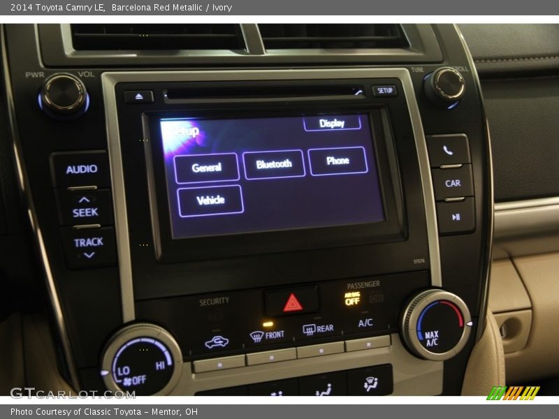Barcelona Red Metallic / Ivory 2014 Toyota Camry LE