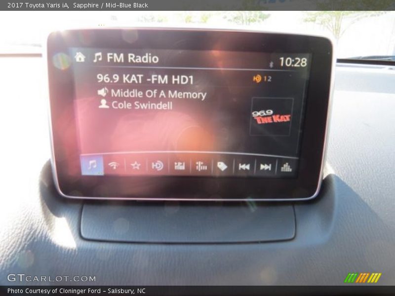 Sapphire / Mid-Blue Black 2017 Toyota Yaris iA