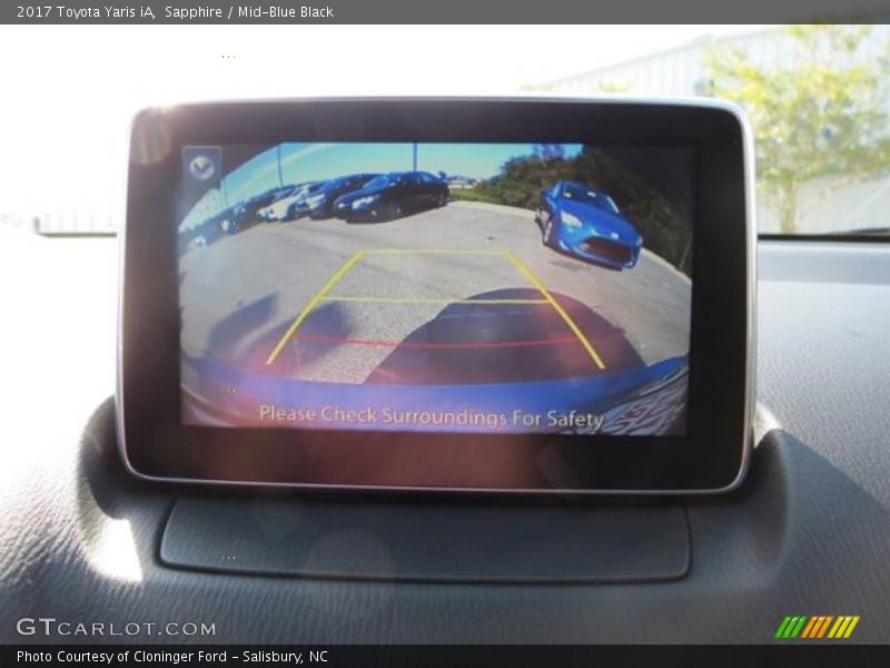 Sapphire / Mid-Blue Black 2017 Toyota Yaris iA