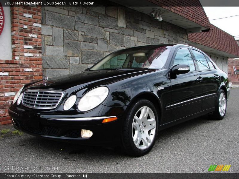 Front 3/4 View of 2003 E 500 Sedan