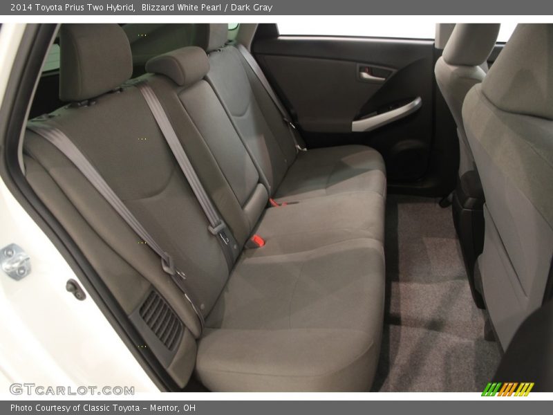 Blizzard White Pearl / Dark Gray 2014 Toyota Prius Two Hybrid