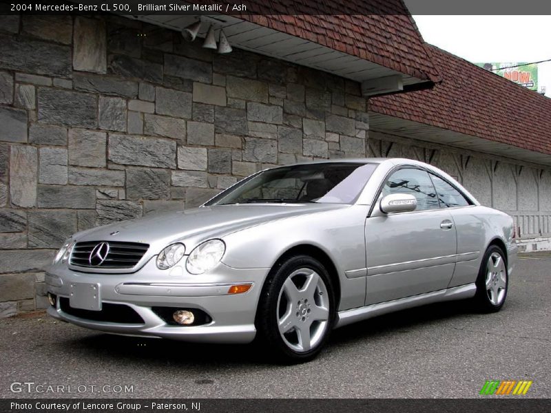 Brilliant Silver Metallic / Ash 2004 Mercedes-Benz CL 500