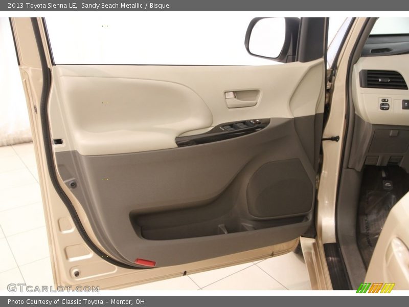 Sandy Beach Metallic / Bisque 2013 Toyota Sienna LE