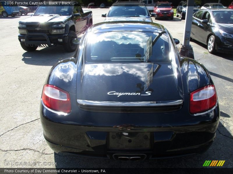 Black / Black 2006 Porsche Cayman S