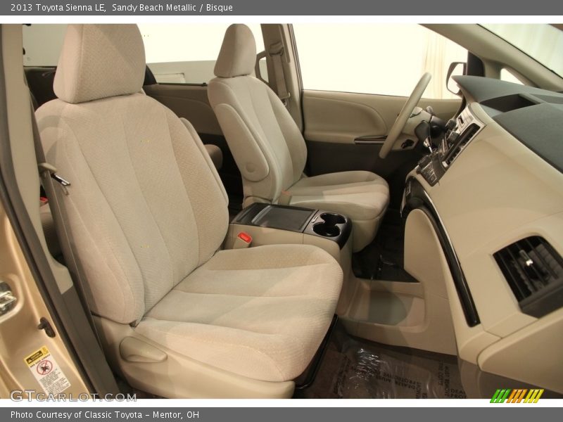 Sandy Beach Metallic / Bisque 2013 Toyota Sienna LE