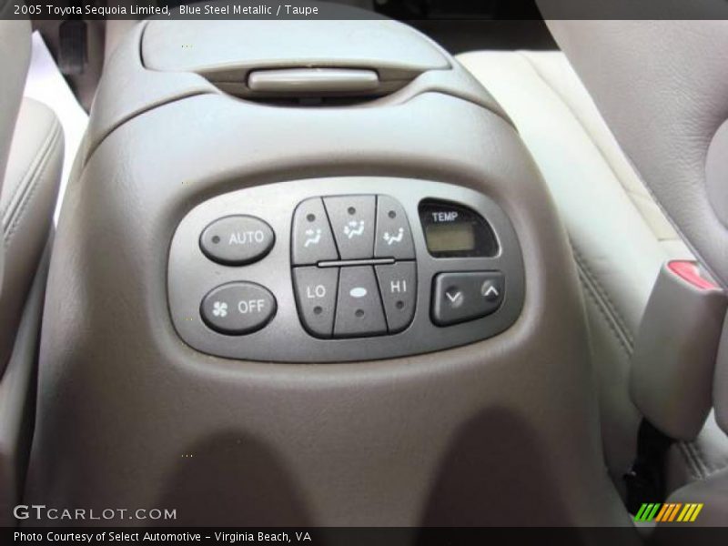 Blue Steel Metallic / Taupe 2005 Toyota Sequoia Limited