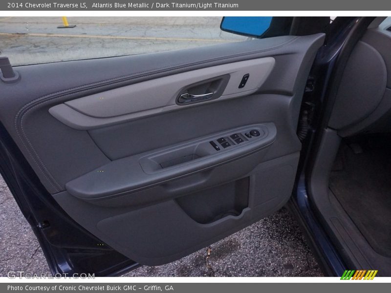 Atlantis Blue Metallic / Dark Titanium/Light Titanium 2014 Chevrolet Traverse LS