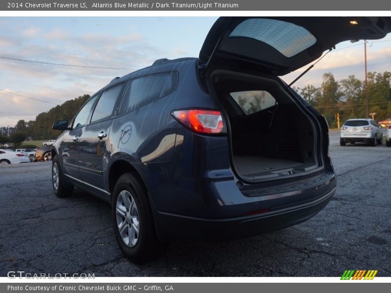 Atlantis Blue Metallic / Dark Titanium/Light Titanium 2014 Chevrolet Traverse LS