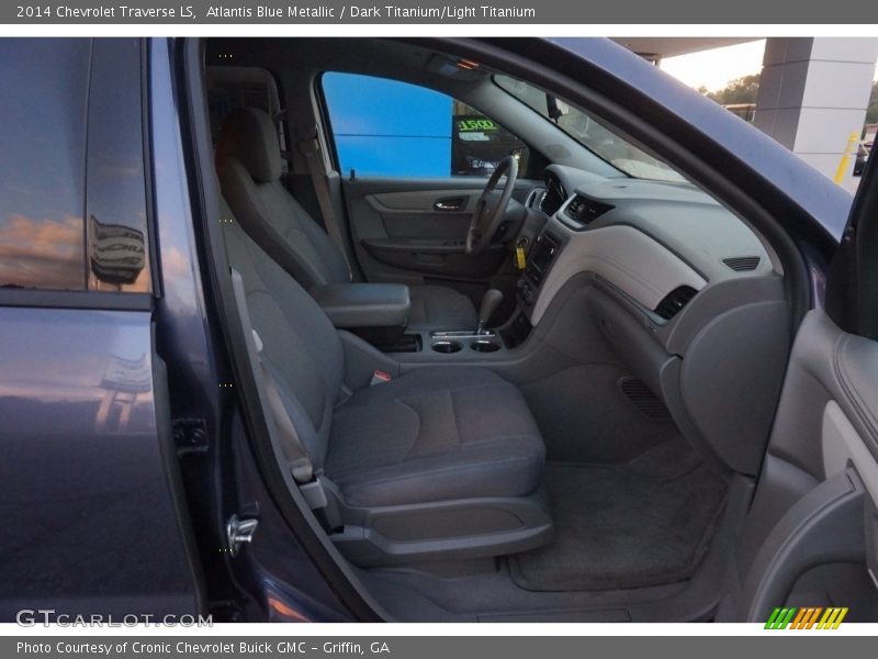 Atlantis Blue Metallic / Dark Titanium/Light Titanium 2014 Chevrolet Traverse LS