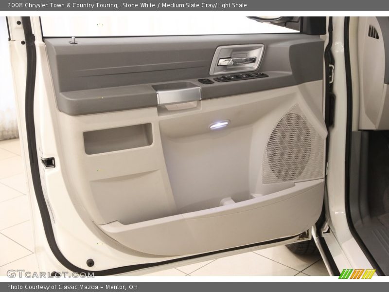Stone White / Medium Slate Gray/Light Shale 2008 Chrysler Town & Country Touring