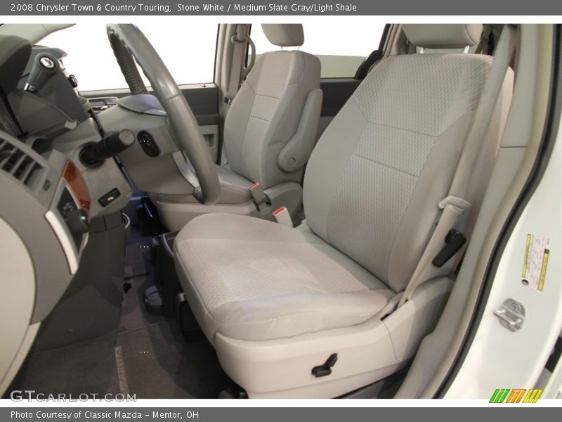 Stone White / Medium Slate Gray/Light Shale 2008 Chrysler Town & Country Touring