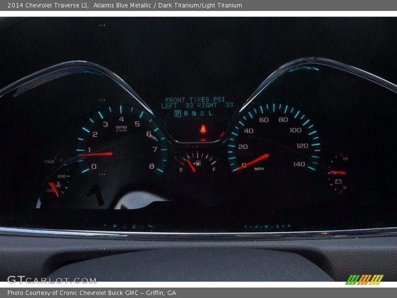 Atlantis Blue Metallic / Dark Titanium/Light Titanium 2014 Chevrolet Traverse LS
