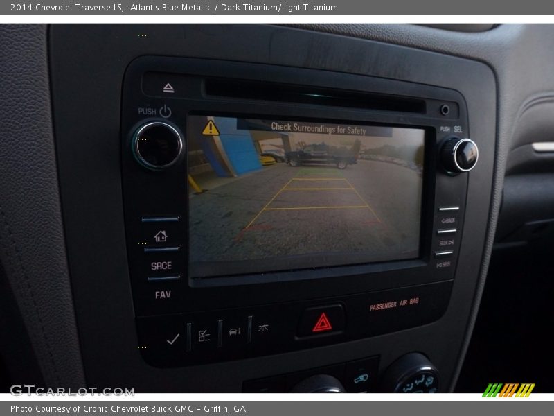 Atlantis Blue Metallic / Dark Titanium/Light Titanium 2014 Chevrolet Traverse LS