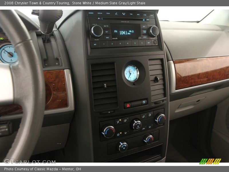 Stone White / Medium Slate Gray/Light Shale 2008 Chrysler Town & Country Touring