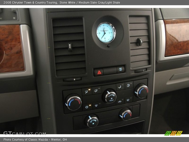 Stone White / Medium Slate Gray/Light Shale 2008 Chrysler Town & Country Touring