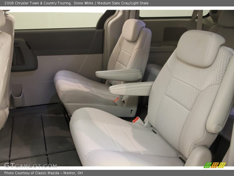 Stone White / Medium Slate Gray/Light Shale 2008 Chrysler Town & Country Touring