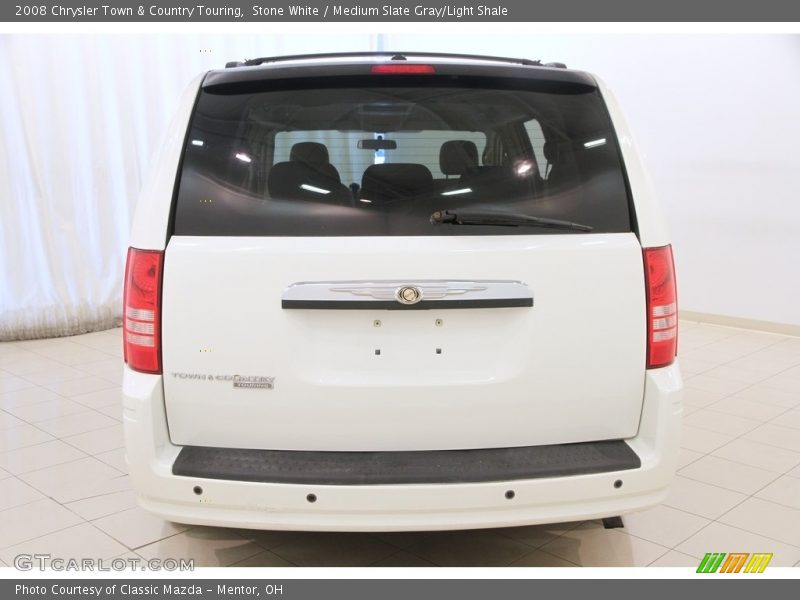 Stone White / Medium Slate Gray/Light Shale 2008 Chrysler Town & Country Touring