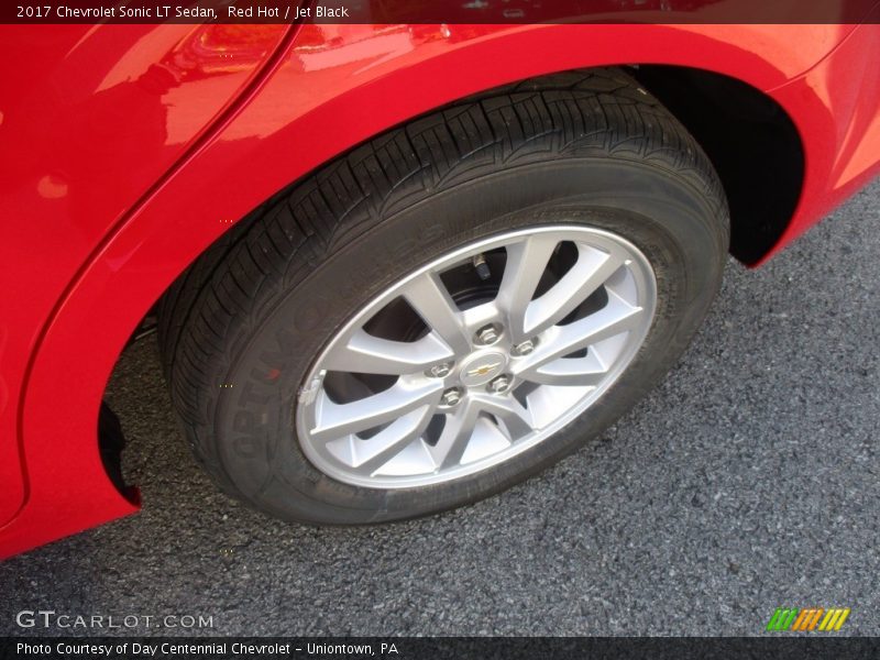 Red Hot / Jet Black 2017 Chevrolet Sonic LT Sedan