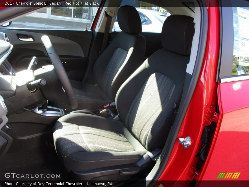 Red Hot / Jet Black 2017 Chevrolet Sonic LT Sedan