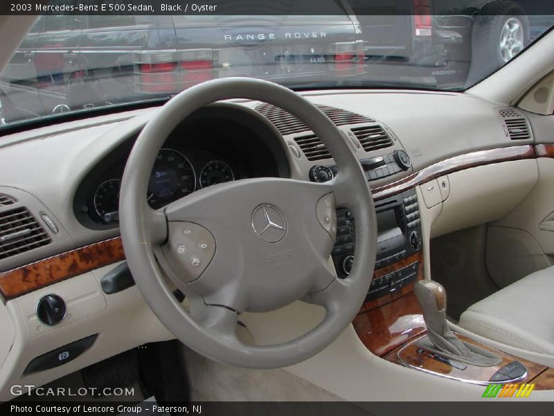 Dashboard of 2003 E 500 Sedan