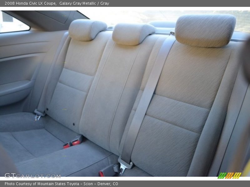 Galaxy Gray Metallic / Gray 2008 Honda Civic LX Coupe