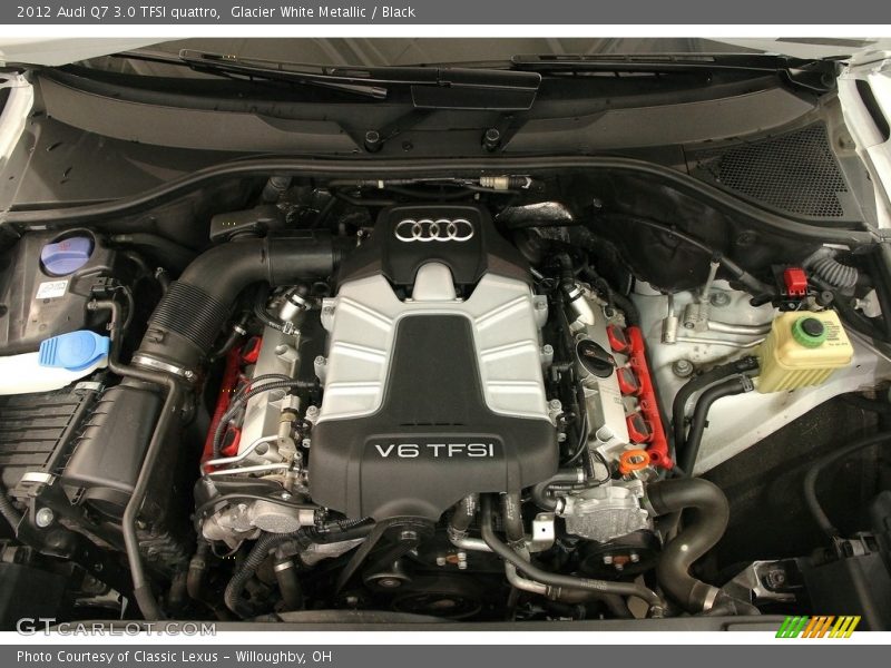 Glacier White Metallic / Black 2012 Audi Q7 3.0 TFSI quattro