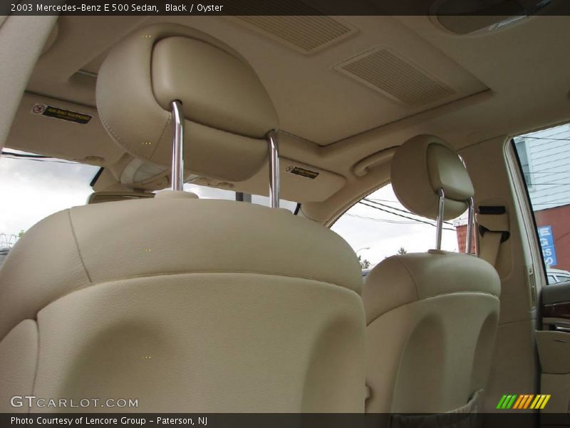 Black / Oyster 2003 Mercedes-Benz E 500 Sedan