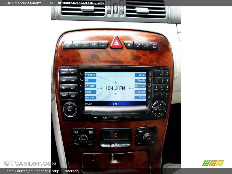Brilliant Silver Metallic / Ash 2004 Mercedes-Benz CL 500