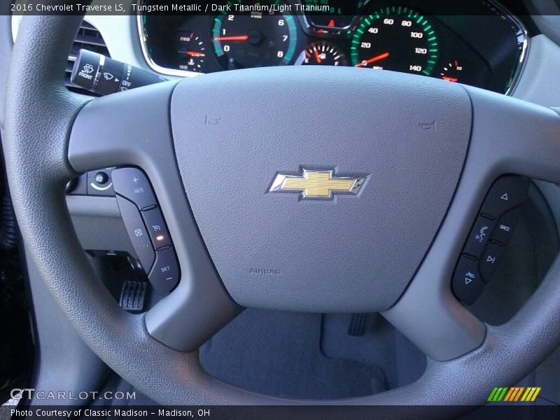 Tungsten Metallic / Dark Titanium/Light Titanium 2016 Chevrolet Traverse LS