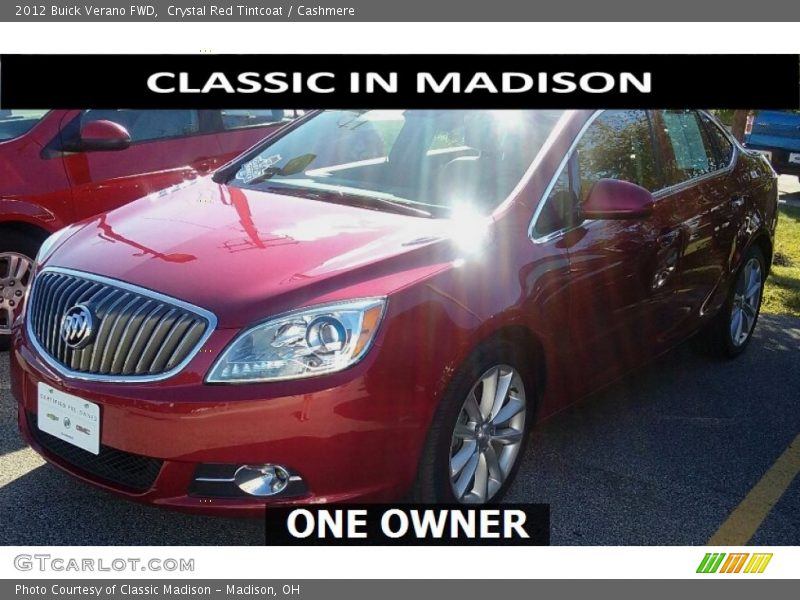 Crystal Red Tintcoat / Cashmere 2012 Buick Verano FWD
