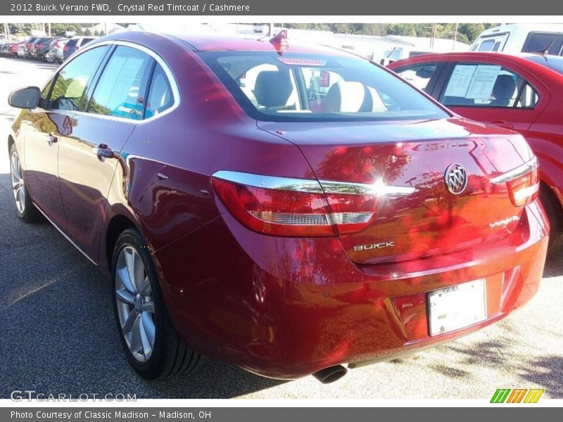 Crystal Red Tintcoat / Cashmere 2012 Buick Verano FWD