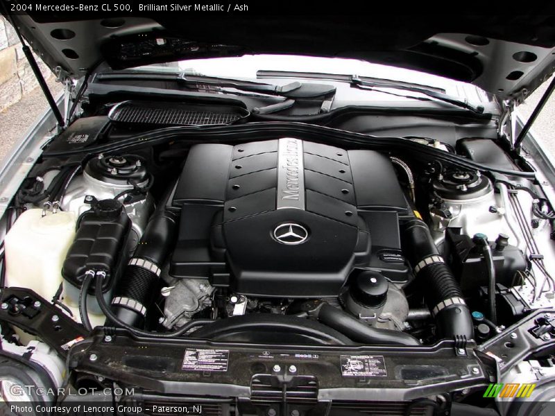 Brilliant Silver Metallic / Ash 2004 Mercedes-Benz CL 500