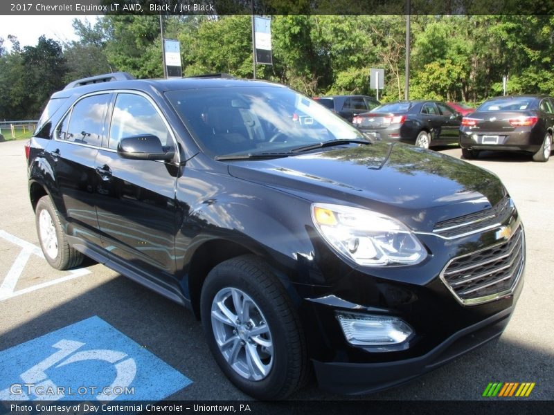 Black / Jet Black 2017 Chevrolet Equinox LT AWD