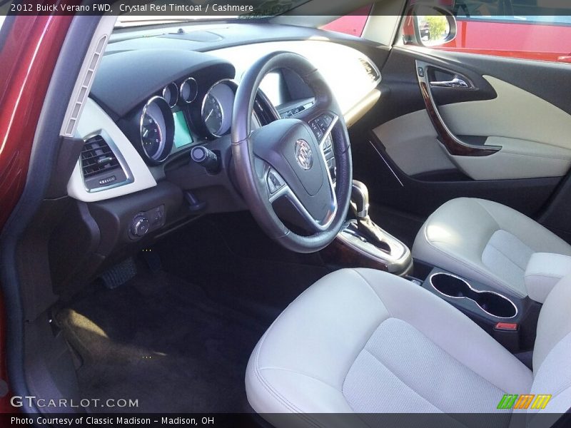 Crystal Red Tintcoat / Cashmere 2012 Buick Verano FWD