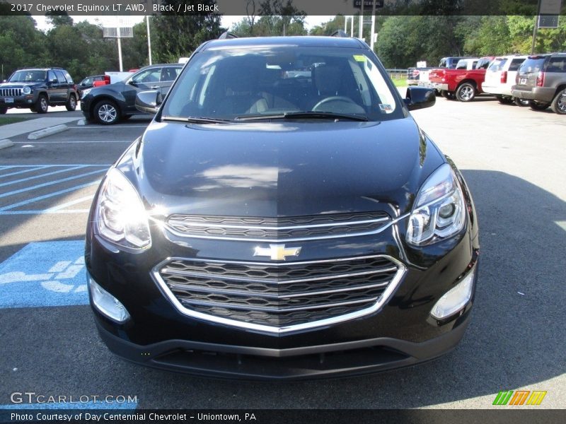 Black / Jet Black 2017 Chevrolet Equinox LT AWD