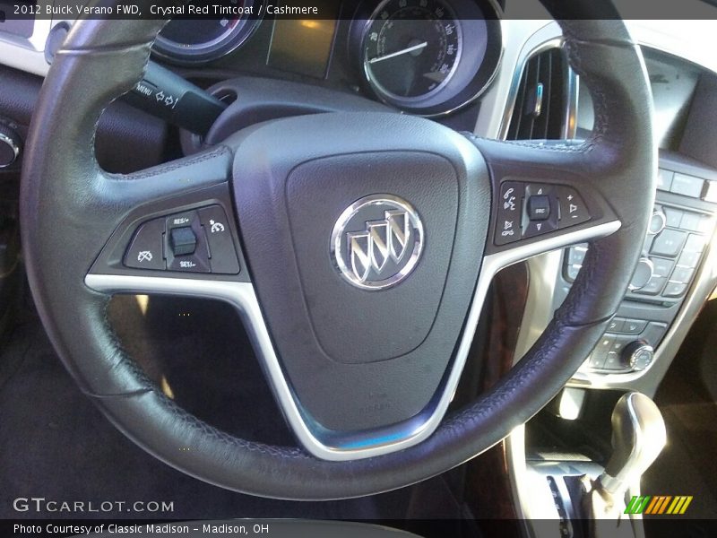 Crystal Red Tintcoat / Cashmere 2012 Buick Verano FWD