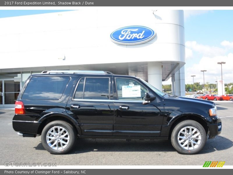 Shadow Black / Dune 2017 Ford Expedition Limited