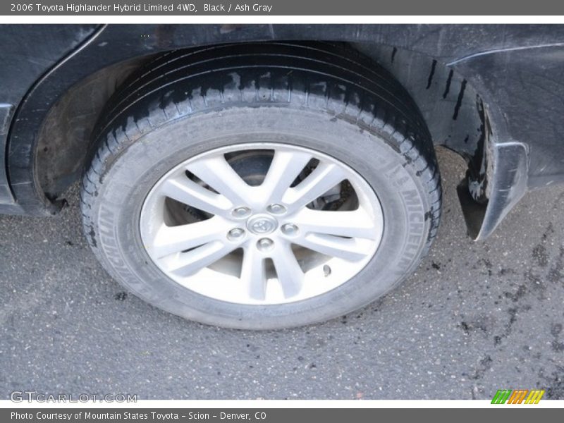 Black / Ash Gray 2006 Toyota Highlander Hybrid Limited 4WD