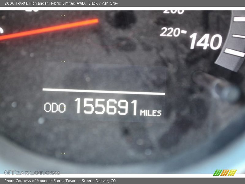 Black / Ash Gray 2006 Toyota Highlander Hybrid Limited 4WD