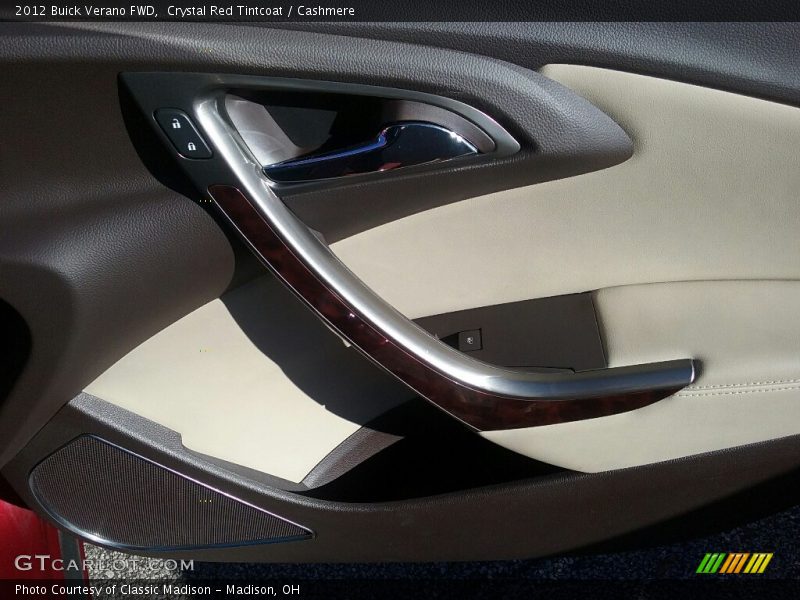 Crystal Red Tintcoat / Cashmere 2012 Buick Verano FWD