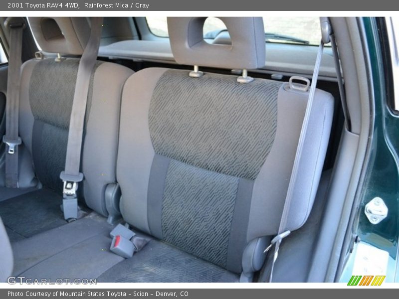 Rainforest Mica / Gray 2001 Toyota RAV4 4WD