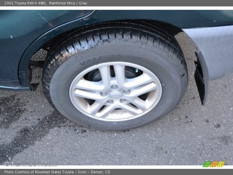Rainforest Mica / Gray 2001 Toyota RAV4 4WD