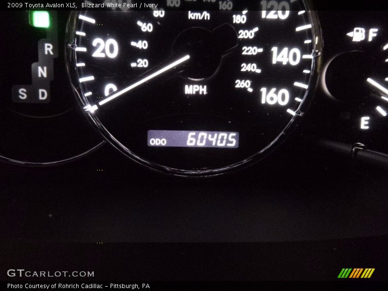 Blizzard White Pearl / Ivory 2009 Toyota Avalon XLS